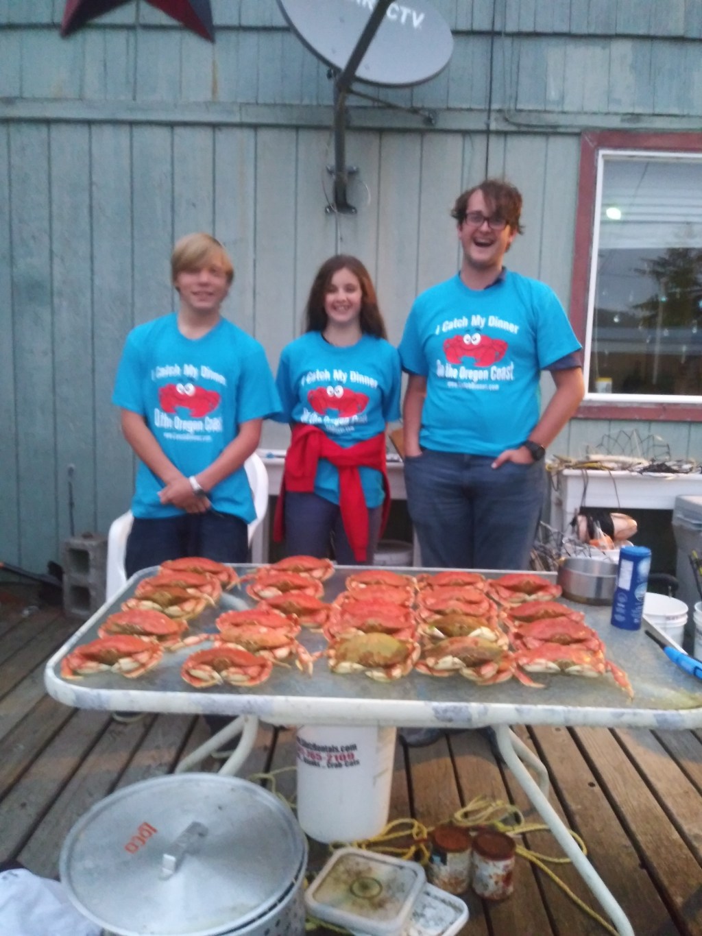 Crabbing at Lincoln City (Siletz Bay) Living Center Oregon